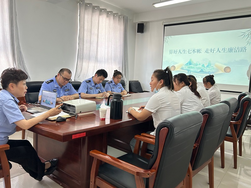 新疆生产建设兵团第七师胡杨河市车排子垦区司法局开展廉政党课讲堂