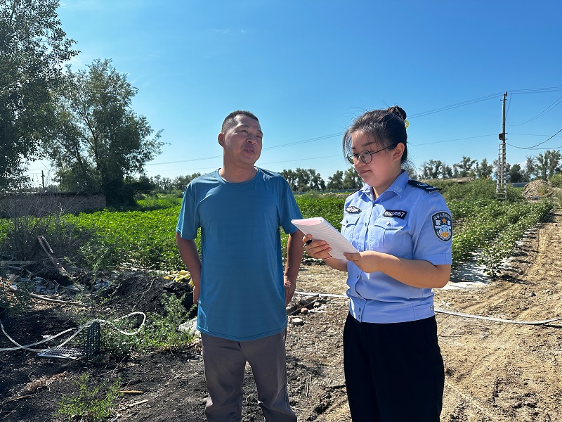 新疆生产建设兵团第七师胡杨河市一二三团司法所把服务送到群众心坎上