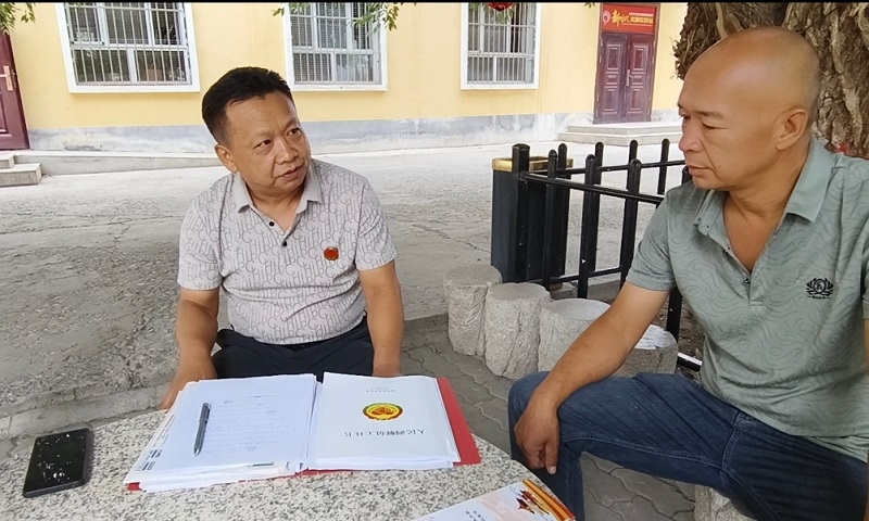 调解千家事  温暖万人心——记新疆沙湾市乌兰乌苏镇人民调解委员会调解员秦跃文