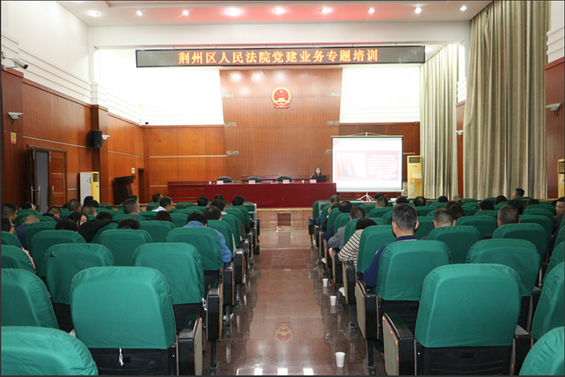 夯实党建基础 锻造坚强堡垒——湖北省荆州区法院召开党建业务专题培训会