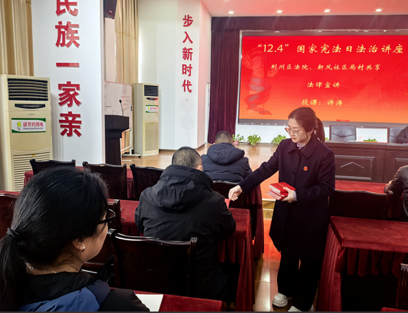 与法同行“宪”场有我——荆州区法院开展宪法宣传周系列活动