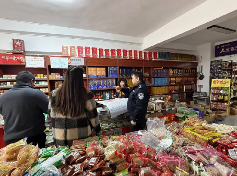 湖北荆州区李埠镇：禁鞭宣传在行动 “静”享佳节新气象