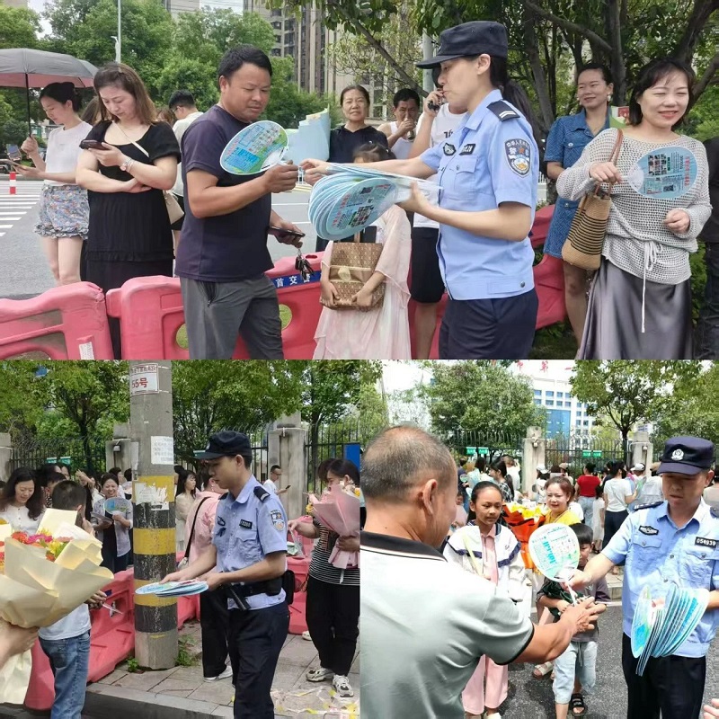 湖北石首公安：骤雨初霁护考  清扇宣传护安
