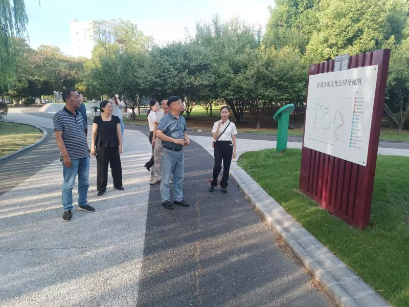 湖北省孝南区司法局来洪湖开展考察交流
