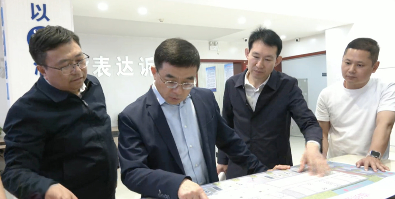 山西省运城市委副书记、政法委书记王立刚到临猗调研