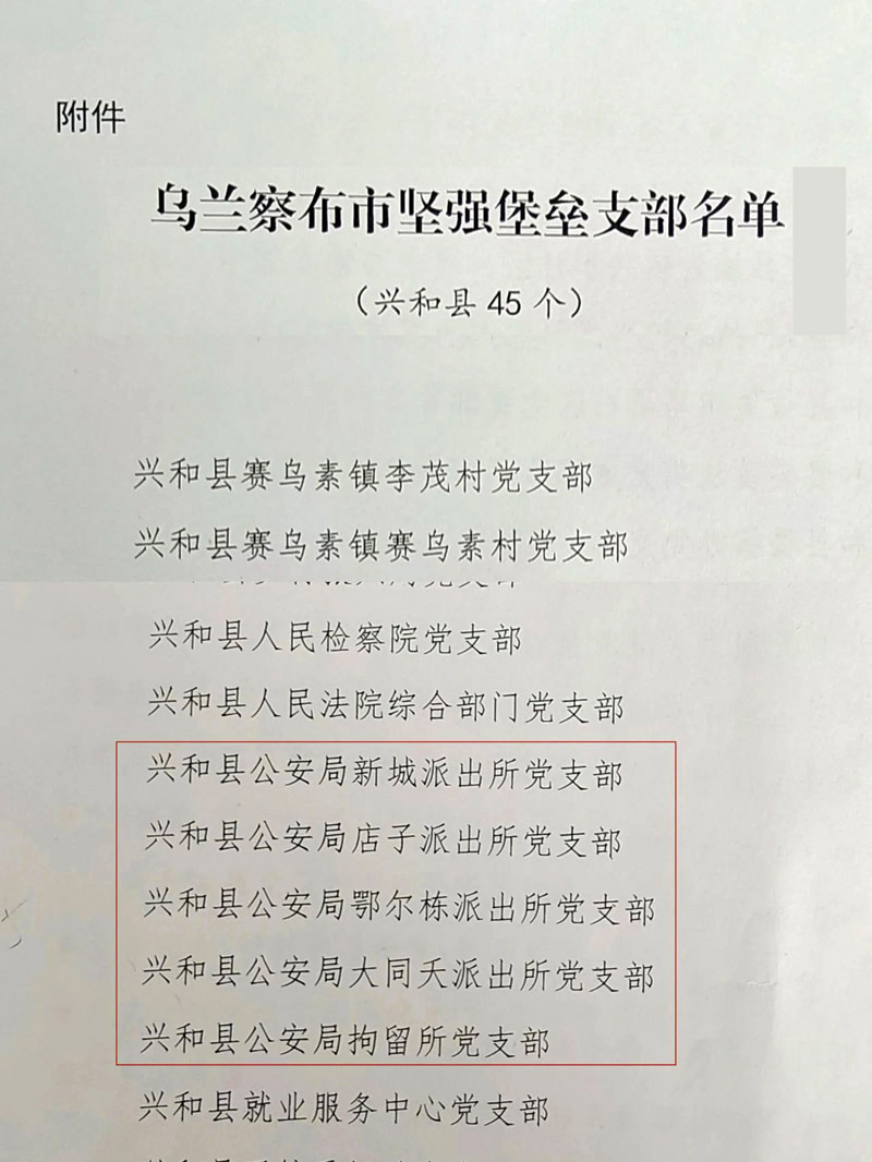 兴和县公安局20个党支部榜上有名！1.jpg